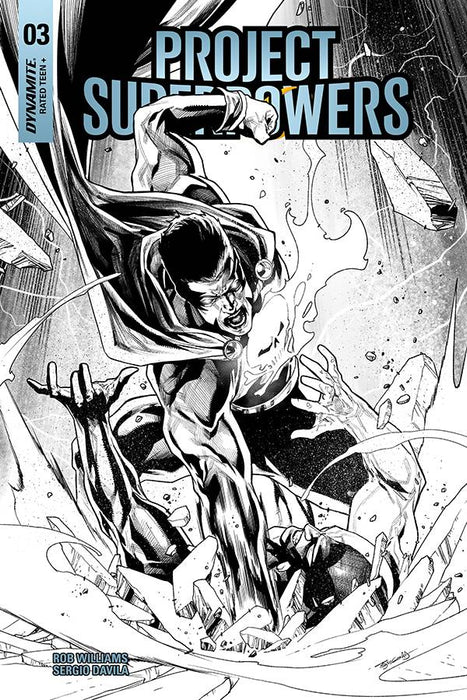 Project Superpowers (2018) #3 (20 COPY SEGOVIA B&W INCV)