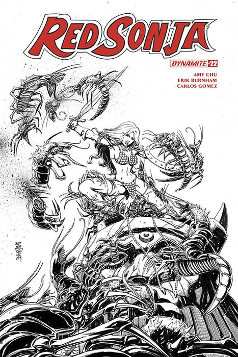 Red Sonja (2016) #22 (25 COPY MANDRAKE B&W INCV)