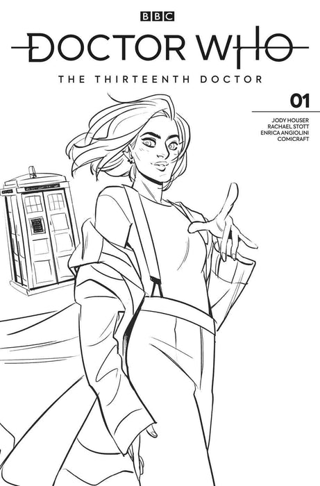 Doctor Who 13th (2018) #1 (CVR L TARR B&W)