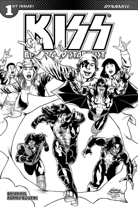 Kiss Blood Stardust (2018) #1 (10 COPY BUCHEMI B&W INCV)