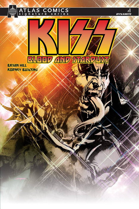 Kiss Blood Stardust (2018) #1 (BRYAN HILL SGN ATLAS ED)