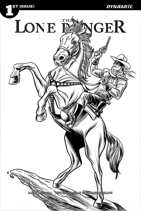 Lone Ranger Volume 3 (2018) #1 (30 COPY ALLRED B&W INCV)