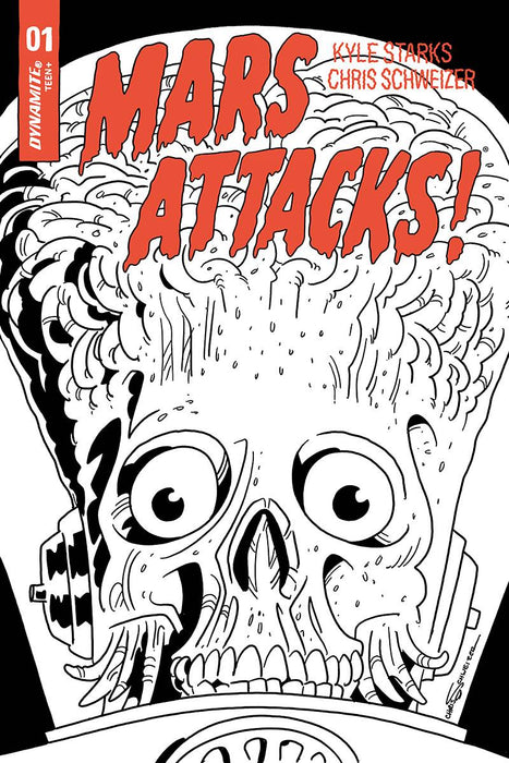 Mars Attacks (2018) #1 (50 COPY SCHWEIZER B&W INCV)