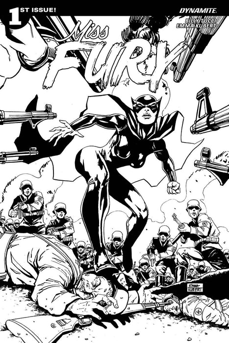 Miss Fury (2018) #1 (10 COPY KUBERT B&W INCV)