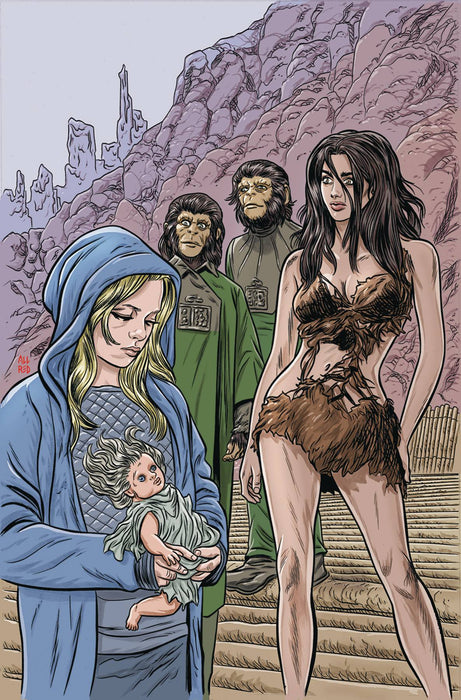 Planet of the Apes Time of Man (2018) #1 (VIRGIN ALLRED VAR)