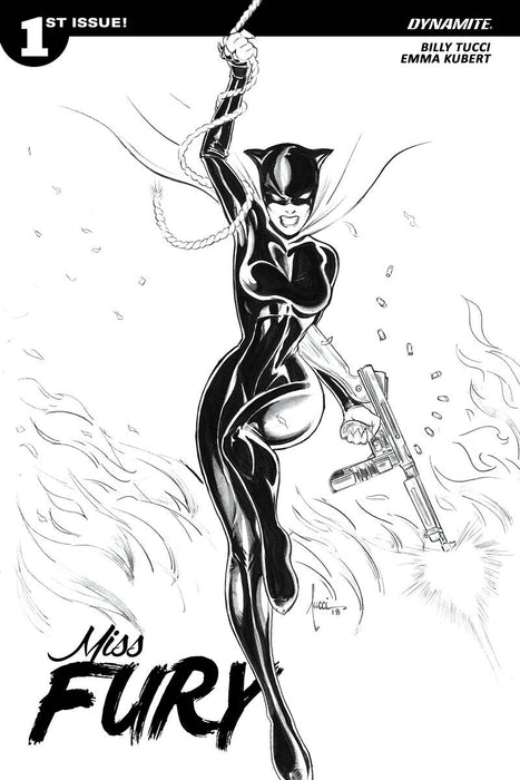Miss Fury (2018) #1 (50 COPY TUCCI B&W INCV)