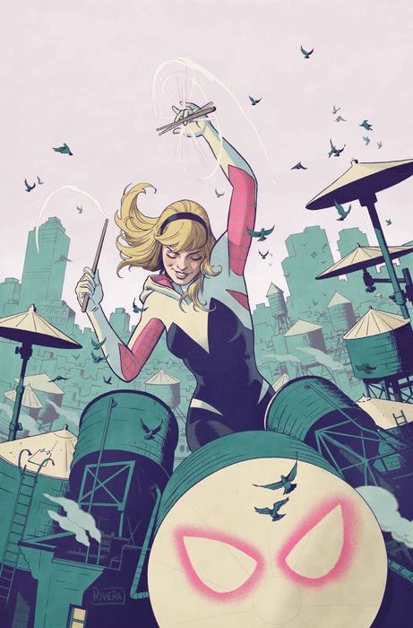 Spider-Gwen AKA Ghost Spider (2018) #1 (1:50 RIVERA VAR)