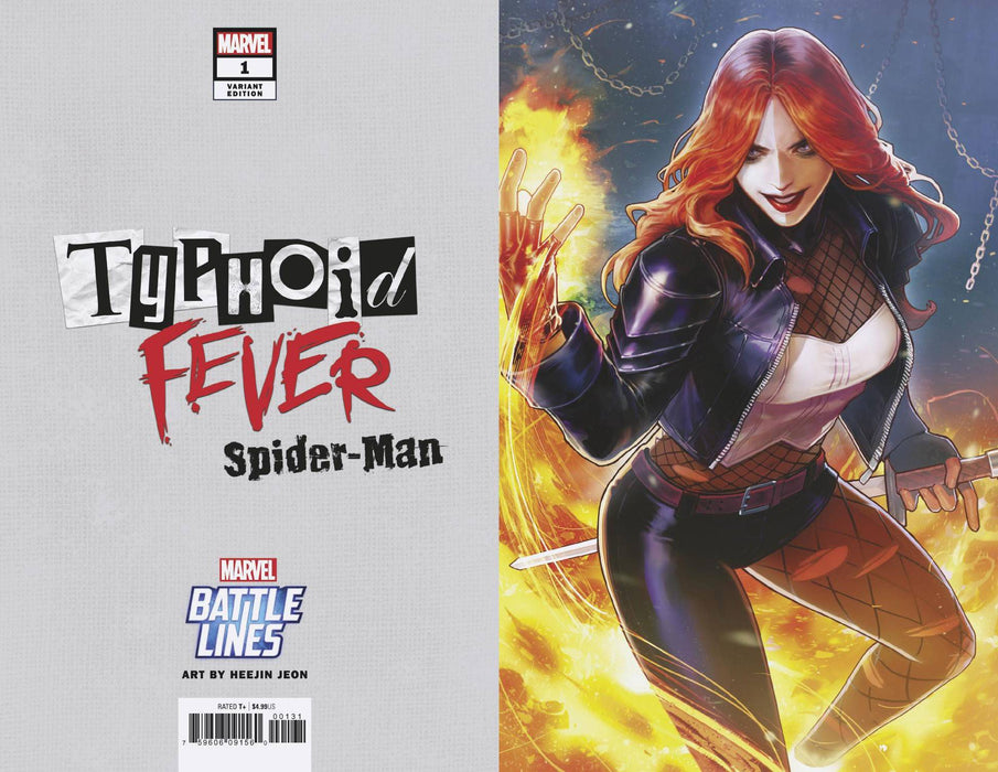 Typhoid Fever Spider-Man (2018) #1 (Sujin Jo Marvel Battlelines Variant)