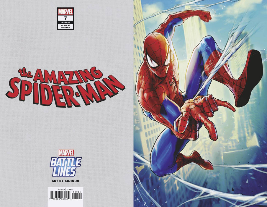 Amazing Spider-Man (2018) #7 (SUJIN JO MARVEL BATTLE LINES VAR)