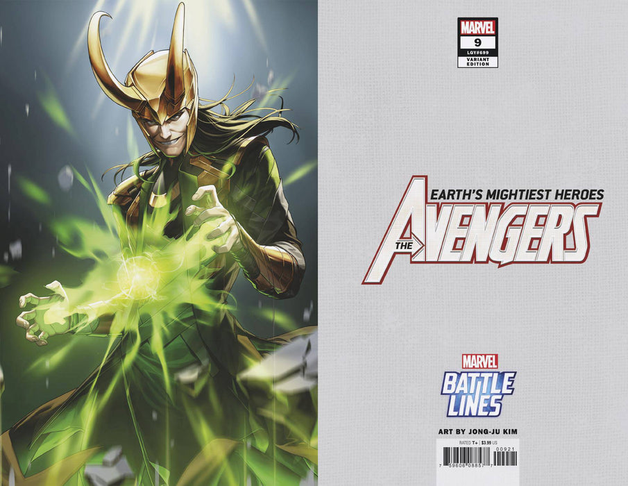 Avengers (2018) #9 (SUJIN JO MARVEL BATTLE LINES VAR)