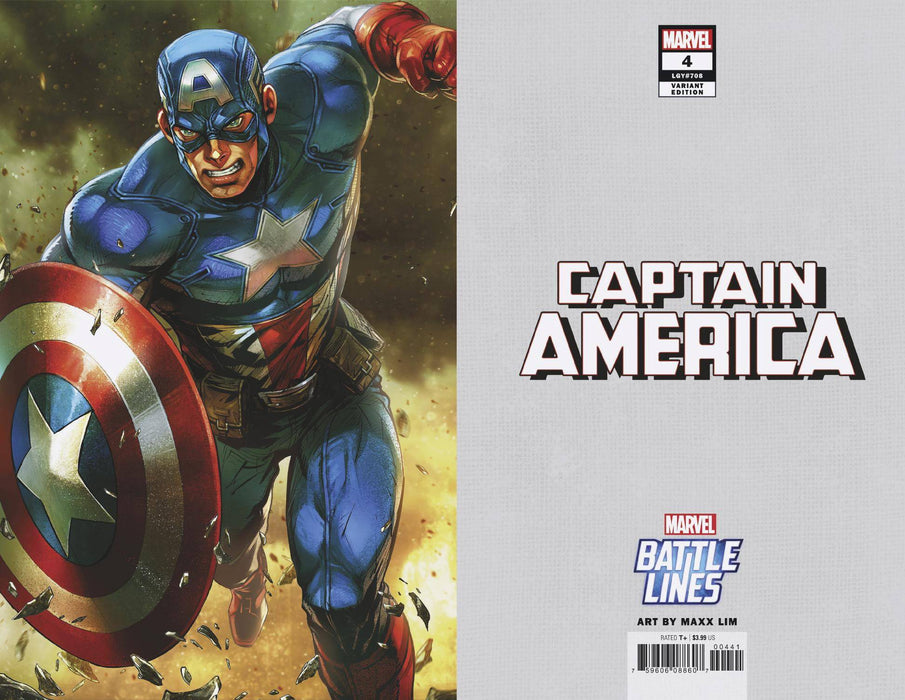 Captain America (2018) #4 (YOON LEE MARVEL BATTLE LINES VAR)