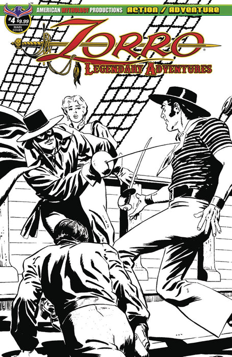Zorro Legendary Adventures (2018) #4 (BLAZING BLADES OF ZORRO LTD ED CVR)