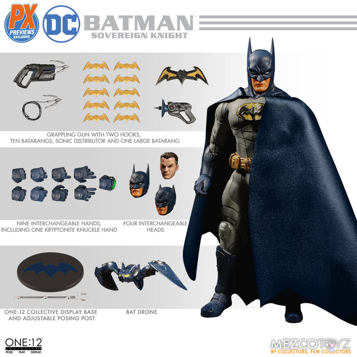 One-12 Collective Batman PX Sovereign Knight Blue Action Figure