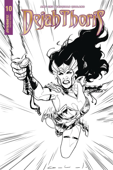 Dejah Thoris (2018) #10 (1:10 GALINDO B&W INCV)