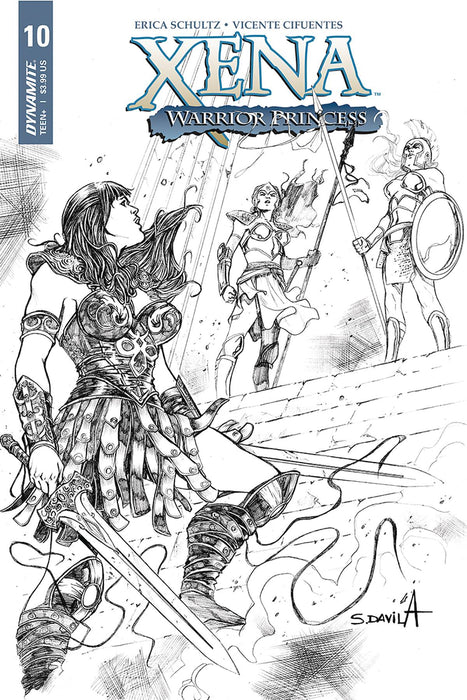 Xena (2018) #10 (1:25 DAVILA B&W INCV)