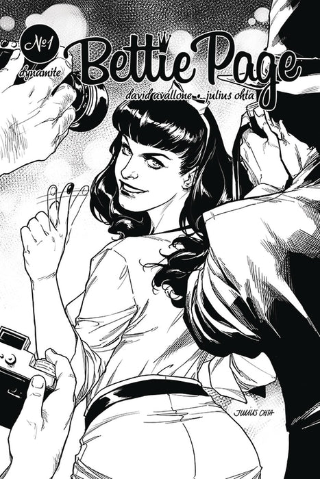 Bettie Page (2018) #1 (1:40 OHTA B&W INCV)
