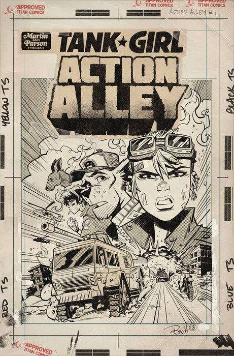 Tank Girl Action Alley (2018) #1 (CVR D PARSON ARTIST ED)