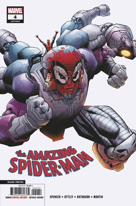 Amazing Spider-Man (2018) #4 (2nd Print Ottley Variant)