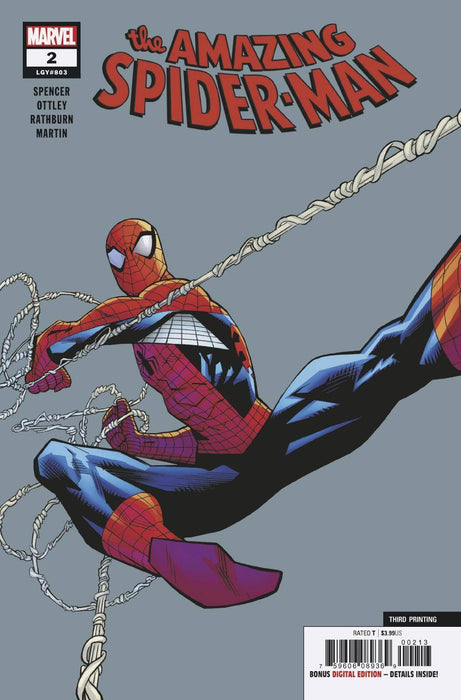 Amazing Spider-Man (2018) #2 (3rd Print Ottley Variant)