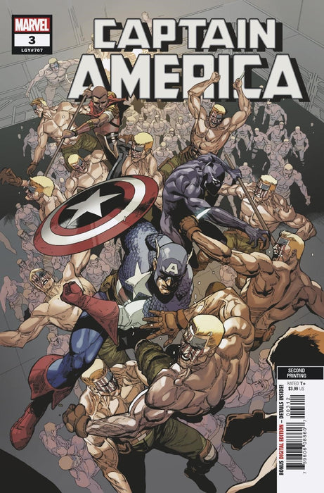 Captain America (2018) #3 (2nd Print Yu Variant)