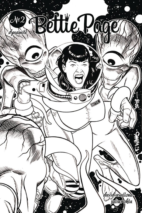 Bettie Page (2018) #2 (1:20 WILLIAMS B&W INCV)