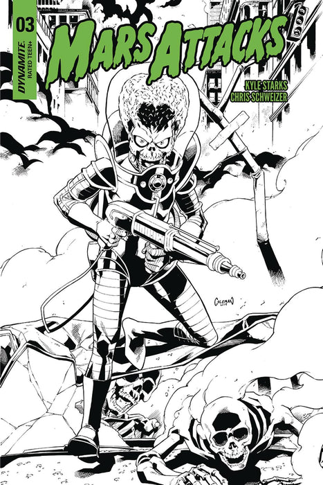 Mars Attacks (2018) #3 (1:20 COLEMAN B&W INCV)