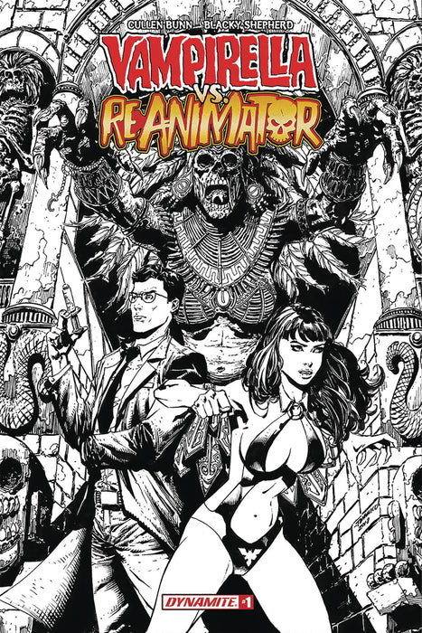 Vampirella Vs Reanimator (2018) #1 (1:20 DESJARDINS B&W INCV)