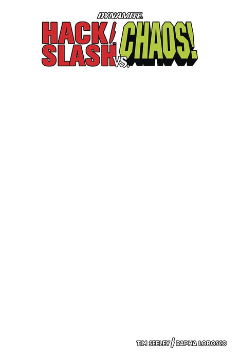 Hack Slash Vs Chaos (2018) #1 (BLANK AUTHENTIX ED)