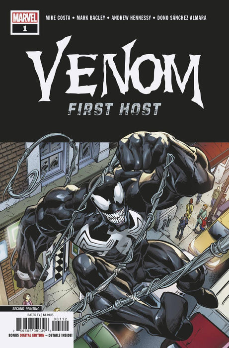 Venom First Host (2018) #1 (2nd Print Bagley Variant)