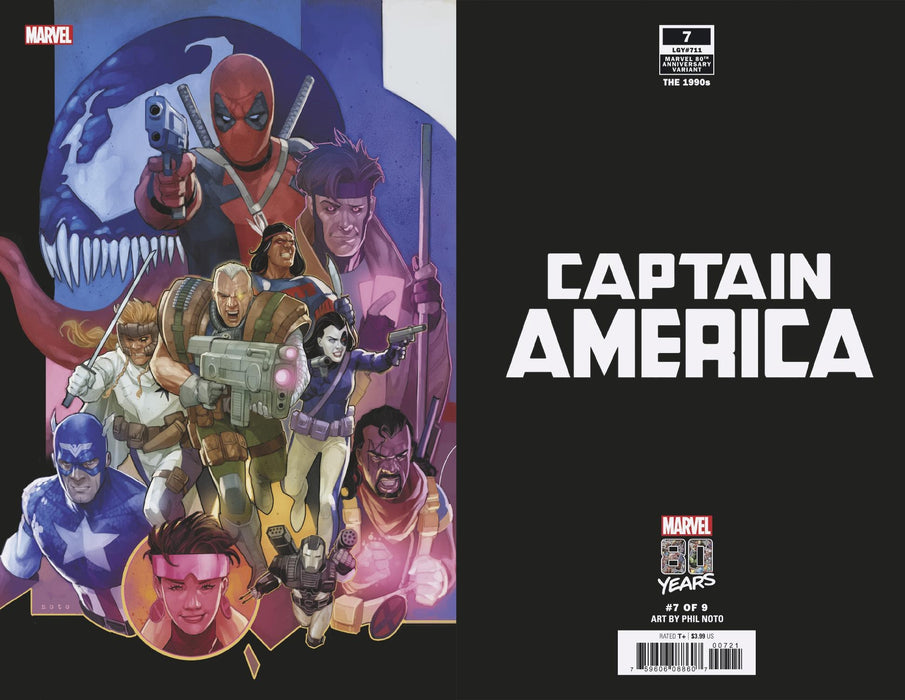 Captain America (2018) #7 (Noto Marvel 80Th Variant)