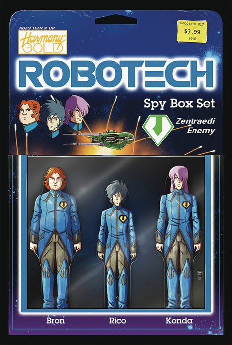 Robotech (2017) #17 (COVER B ACTION FIGURE VAR)