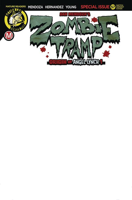 Zombie Tramp (2014) #57 (COVER G BLANK SKETCH)