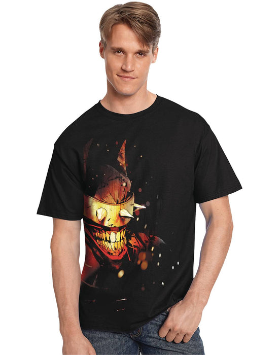 DC HEROES LAUGHING BATMAN T/S MED
