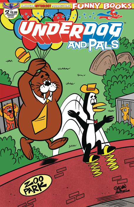 Underdog & Pals (2018) #2 (GALVON OVER THE WALL COVER)