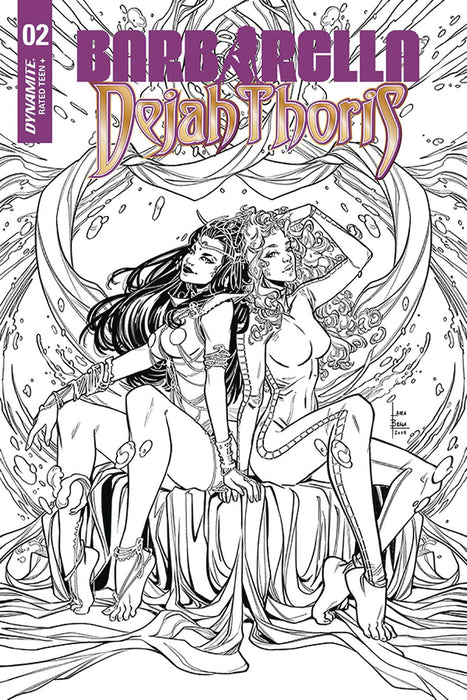 Barbarella Dejah Thoris (2019) #2 (1:30 BRAGA B&W INCV)