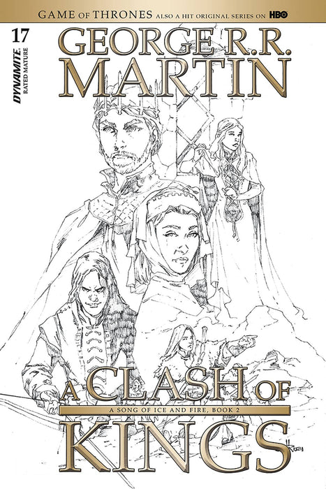 Game of Thrones Clash of Kings (2017) #18 (1:20 RUBI B&W INCV)