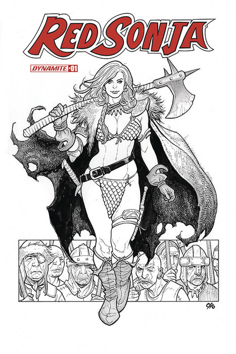 Red Sonja (2019) #1 (1:40 CHO B&W INCV)