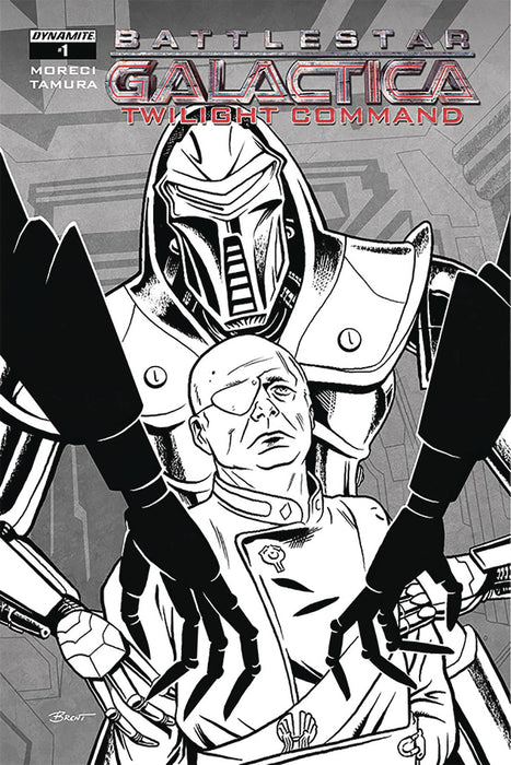 Battlestar Galactica Twilight Command (2019) #1 (1:10 SCHOONOVER B&W INCV)
