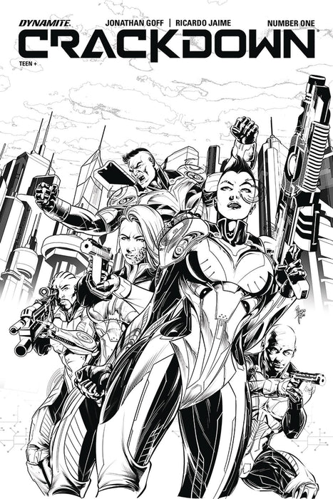 Crackdown (2019) #1 (1:10 JAIME B&W INCV)