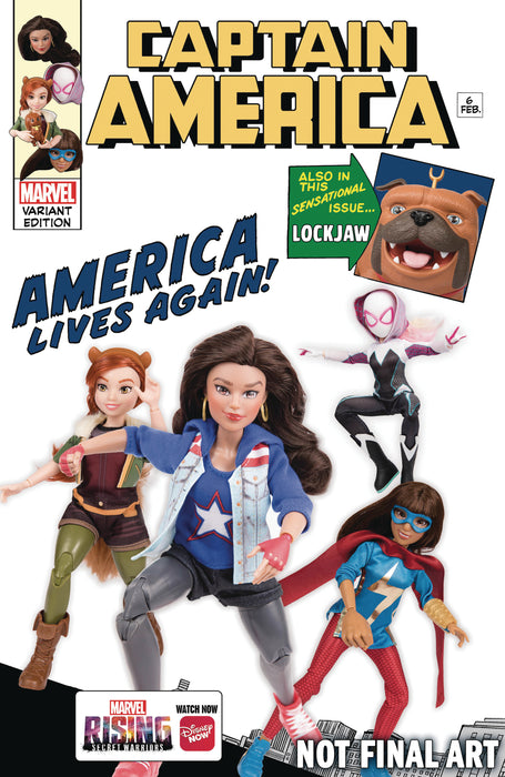 Captain America (2018) #6 (Marvel Rising Action Doll Variant)