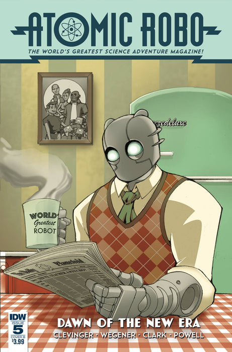 Atomic Robo & Dawn of New Era (2018) #5 (COVER A WEGENER)