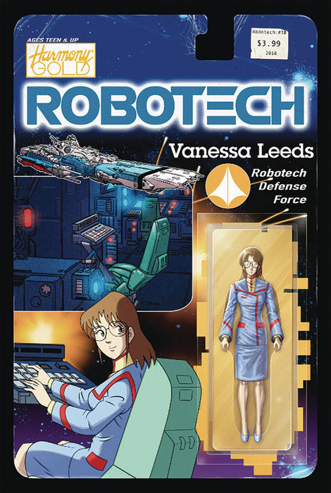 Robotech (2017) #18 (COVER B ACTION FIGURE VAR)