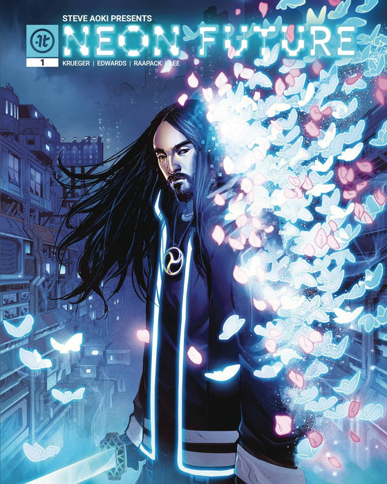 NEON FUTURE #1 (OF 6) (CVR A RAAPACK - signed by Steve Aoki at Retailer Summit)