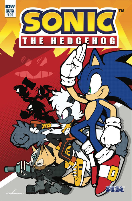 SONIC THE HEDGEHOG ANNUAL 2019 CVR A SONIC TEAM