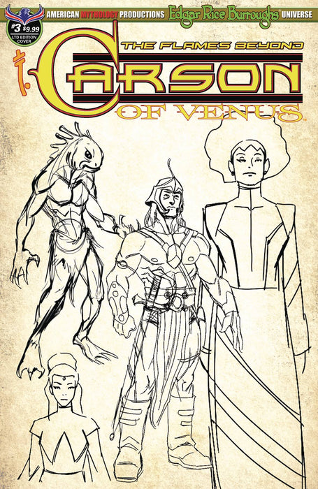 Carson of Venus Flames Beyond (2018) #3 (LTD ED CHARACTER DESIGN COVER)