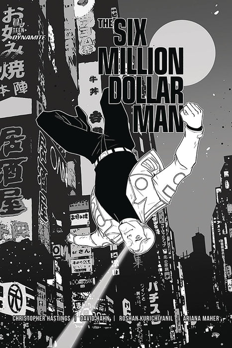 Six Million Dollar Man (2019) #1 (1:50 MEDRI B&W INCV)