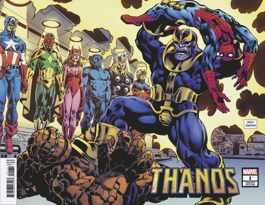 Thanos (2019) #1 (1:100 WEISS WRAPAROUND HIDDEN GEM VARIANT)