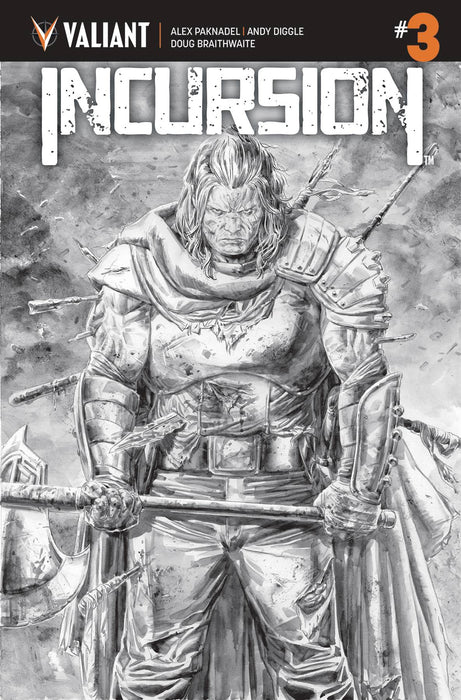 Incursion (2019) #3 (CVR C B&W BRAITHWAITE)
