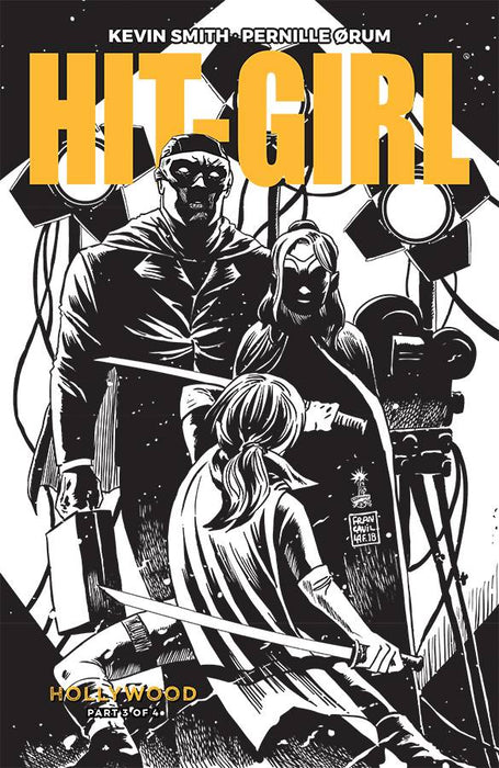 Hit-Girl Season Two (2019) #3 (CVR B B&W FRANCAVILLA)