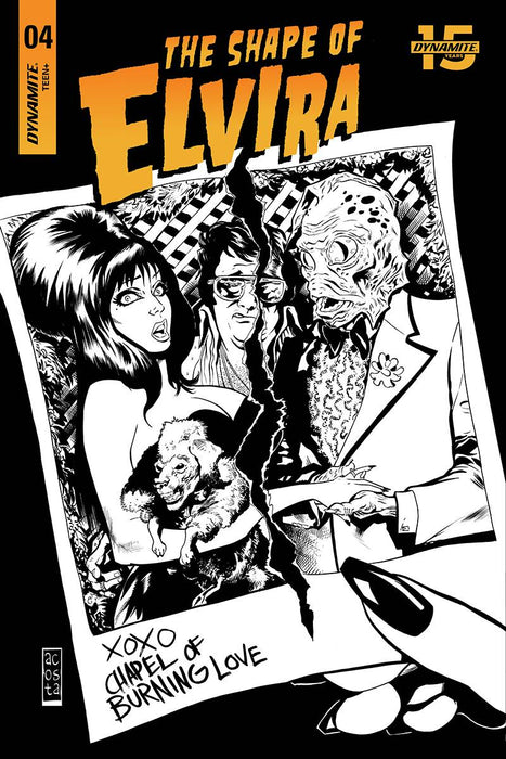 Elvira Shape of Elvira (2019) #4 (1:30 ACOSTA B&W INCV)